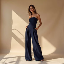 Katrin | Eleganter Trägerloser Jumpsuit