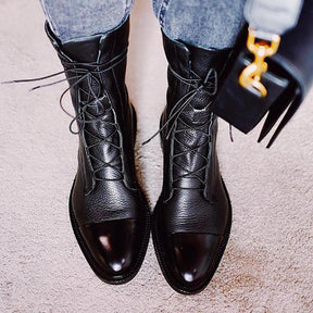 Angeline Premium-Stiefel | Hochwertiges PU-Leder