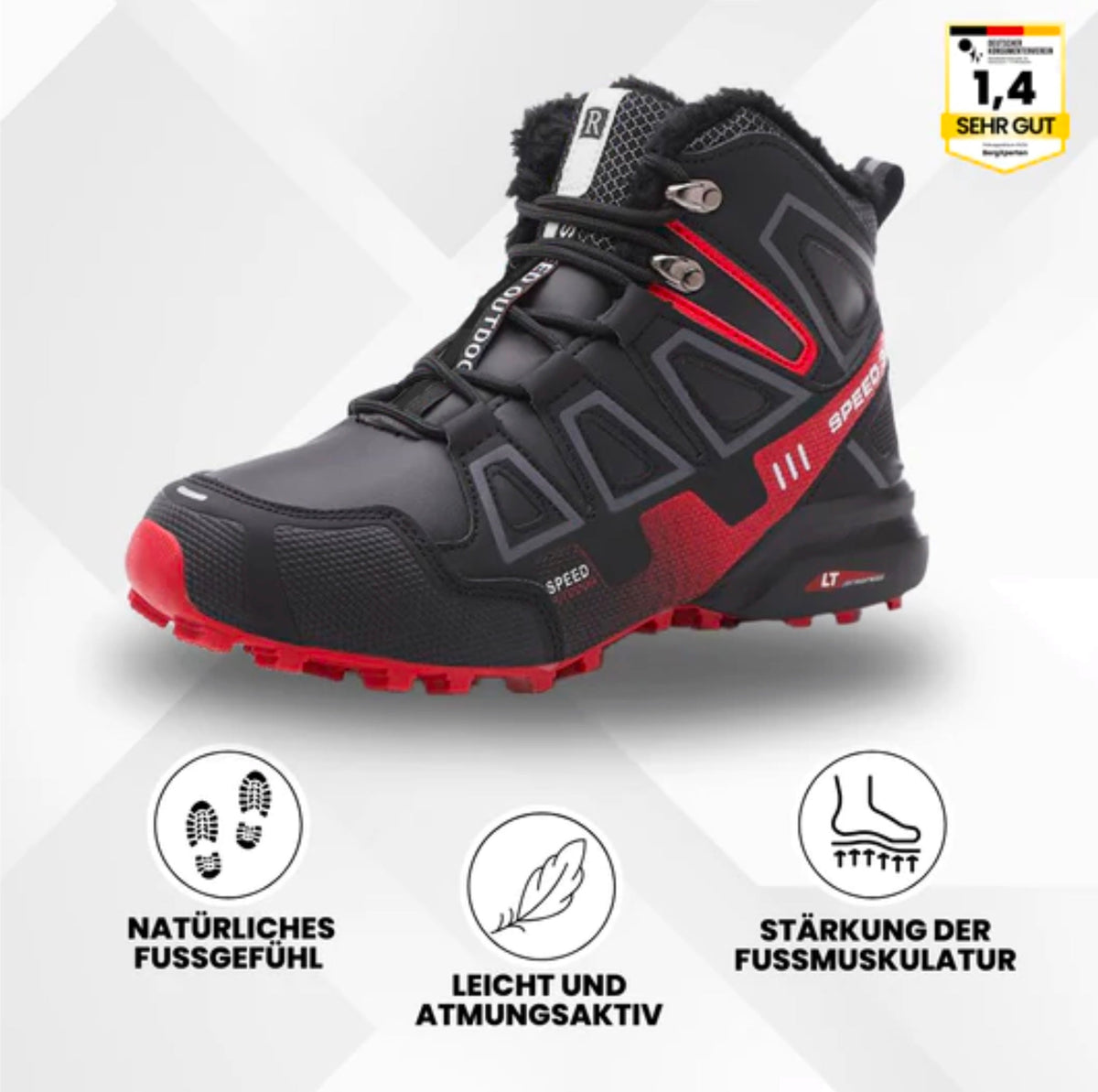 Orthotrekking Pro | Ergonomische Schmerzlindernde Trekking Und Wanderschuhe