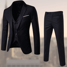Herren Klassischer Dreiteiliger Anzug | Elegant