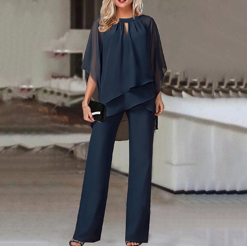 Damen Elegantes Glänzendes Set | Party & Anlass