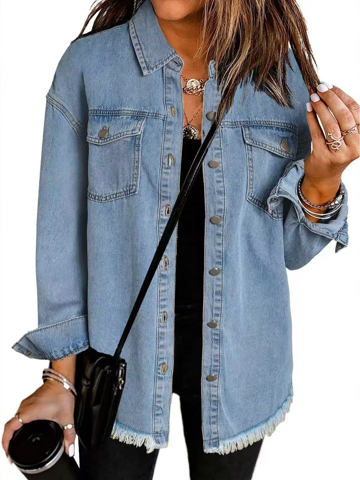Damen Zeitlose Jeansjacke | Lässig