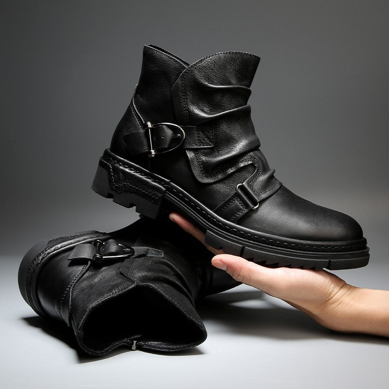 RebelRoad | Leder Biker Stiefel