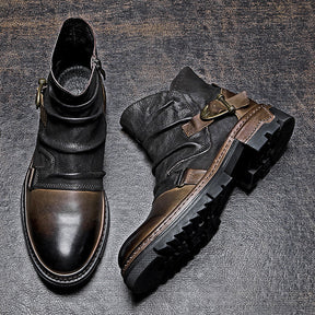 RebelRoad | Leder Biker Stiefel