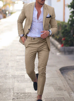 Herren Eleganter Sommer Hochzeit Anzug | 2-Teilig
