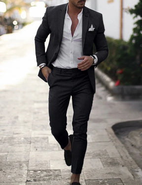 Herren Eleganter Sommer Hochzeit Anzug | 2-Teilig