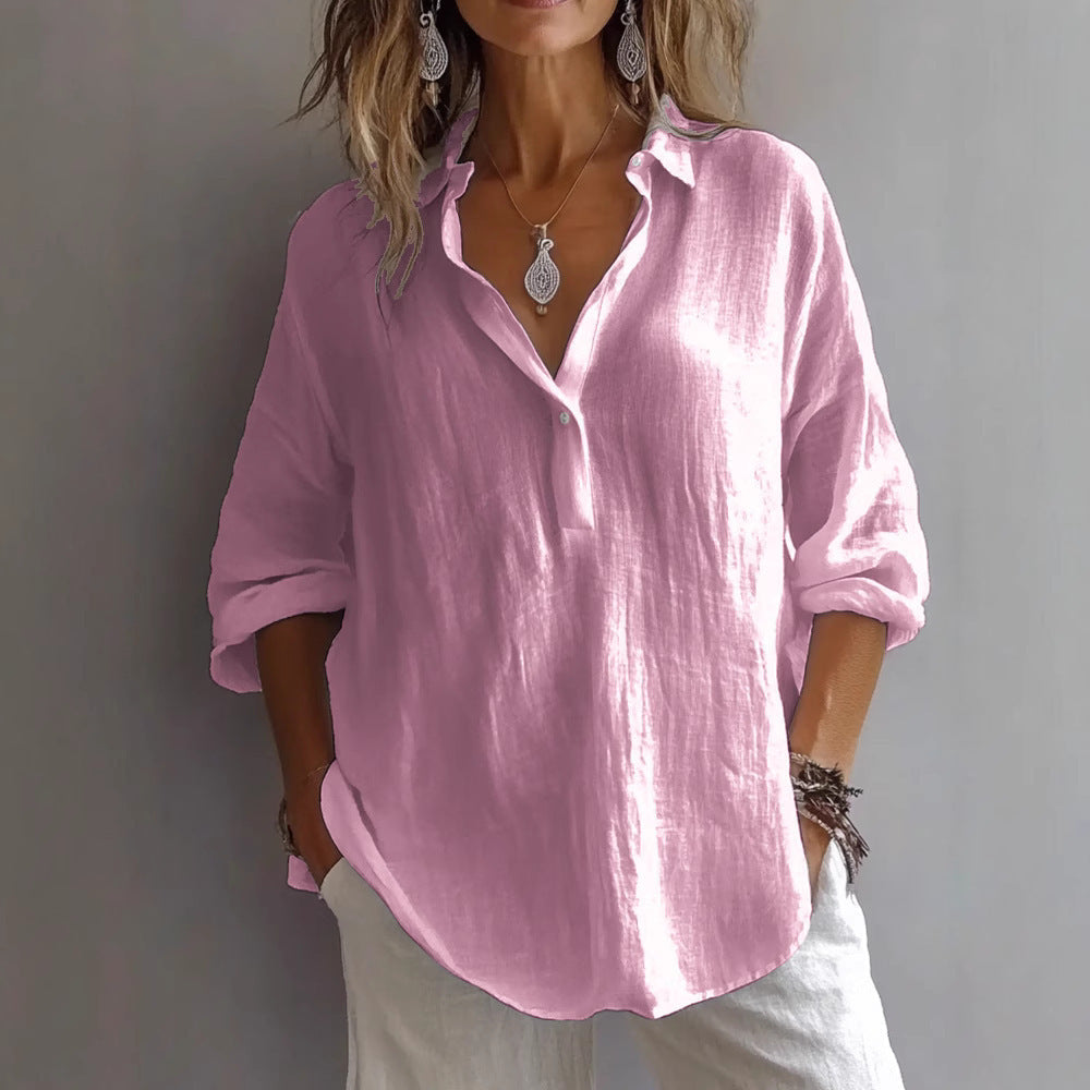 Women’s Elegante Bluse | V-Ausschnitt