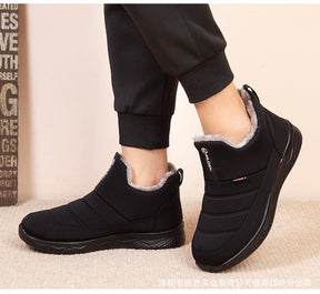 Damen Schneestiefel – Winterschuhe für Frauen – Warm gefütterte Winterstiefeletten – Outdoor Reißverschluss Wasserdicht Zum Hineinschlüpfen Bequeme Schuhe