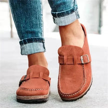 Shaira Mules | Wildleder-Optik mit Schnalle