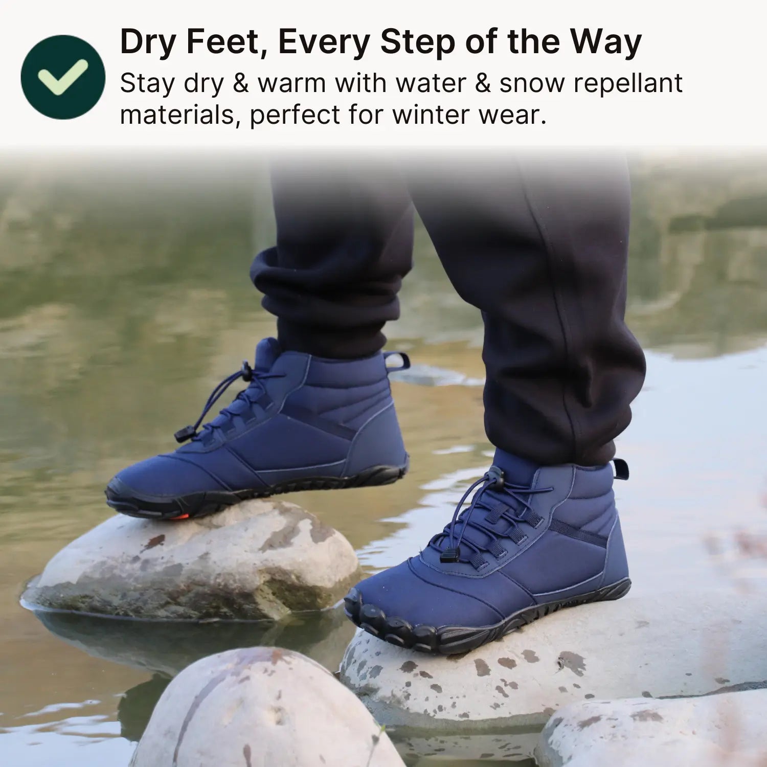 Polar Pro - Rutschfeste &amp; wasserbeständige Winter-Barfußschuhe (Unisex)