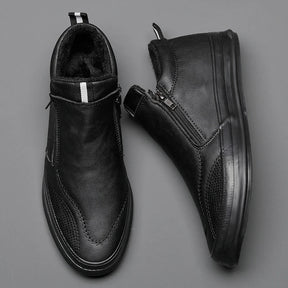 Kent | Leder-Winterschuhe - Wärme &amp; Rutschfester Halt