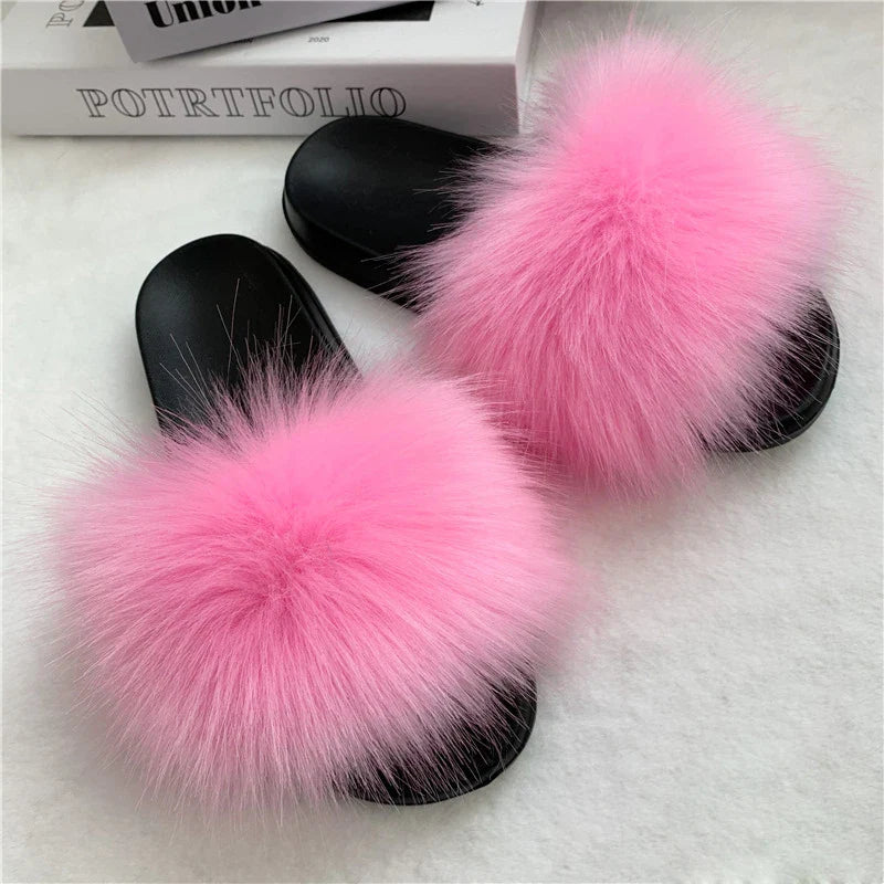 Adel | Flauschige Slipper