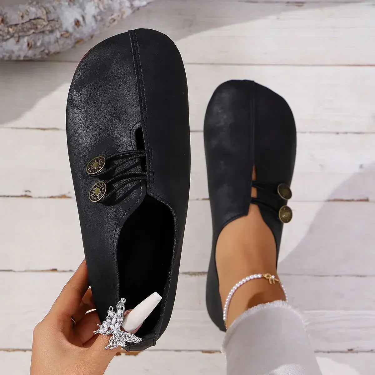 Noira | Bequeme Wildleder Loafer für Damen