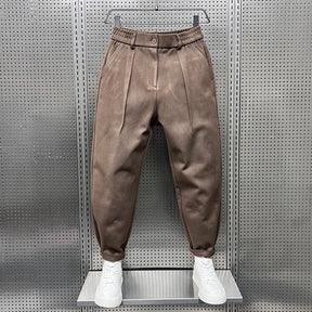 Herren Elegante Melierte Hose | Modern