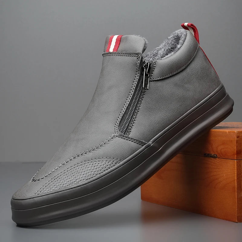 Kent | Leder-Winterschuhe - Wärme &amp; Rutschfester Halt