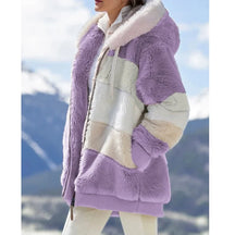 Damen Fleece Jacke | Mit Kapuze