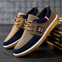 Herren Lässige Canvas Schnürschuhe | Atmungsaktiv