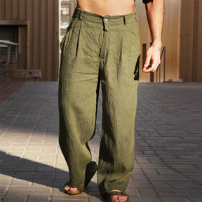Männer Weite Leinenhose | Sommer Komfor