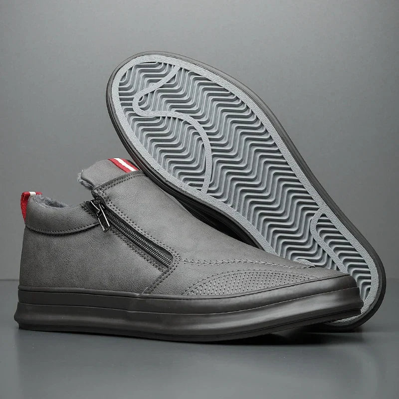 Kent | Leder-Winterschuhe - Wärme &amp; Rutschfester Halt
