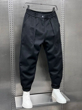 Herren Elegante Melierte Hose | Modern