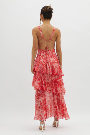 Damen Rüschen Sommerkleid | Midi