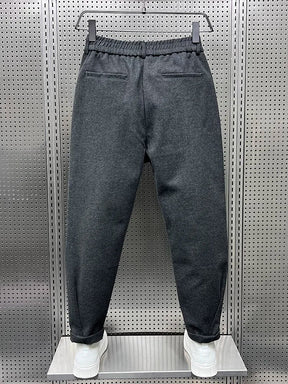Herren Elegante Melierte Hose | Modern