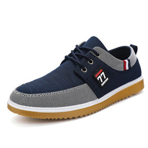 Herren Lässige Canvas Schnürschuhe | Atmungsaktiv