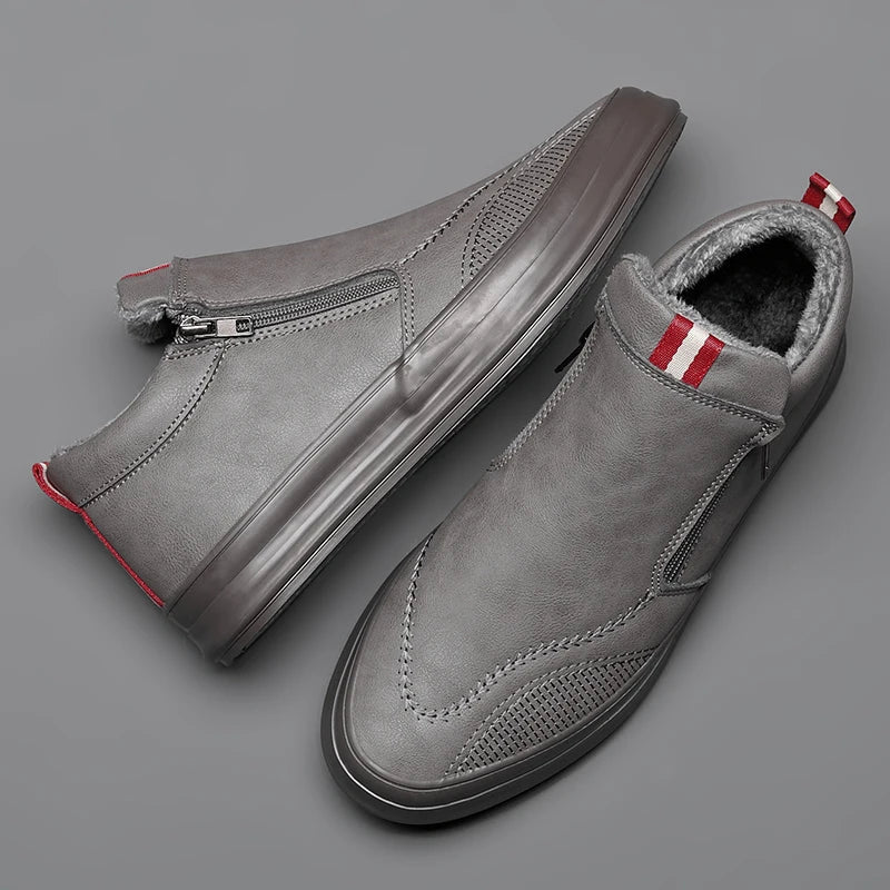 Kent | Leder-Winterschuhe - Wärme &amp; Rutschfester Halt
