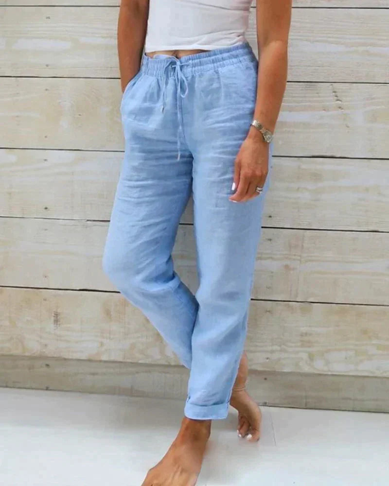 Stacy | Luftige Leinenhose für Damen