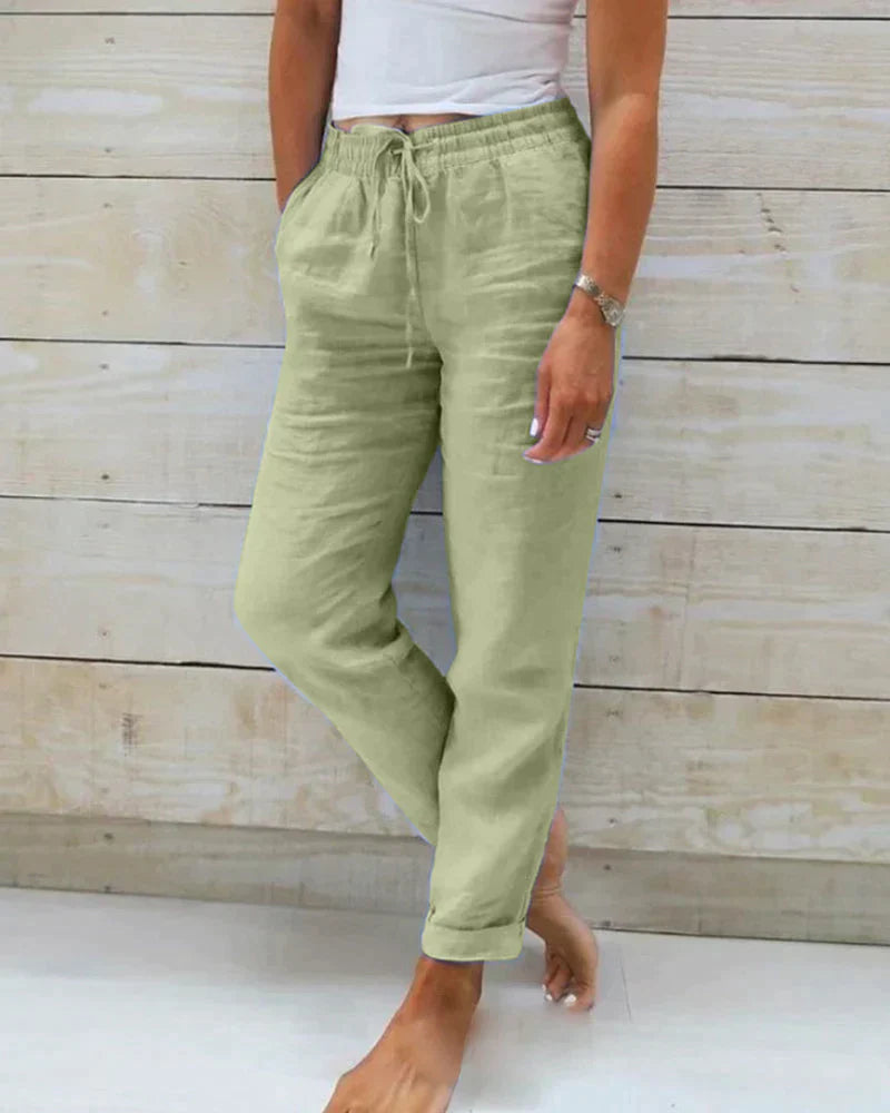 Stacy | Luftige Leinenhose für Damen