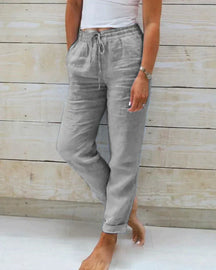 Stacy | Luftige Leinenhose für Damen