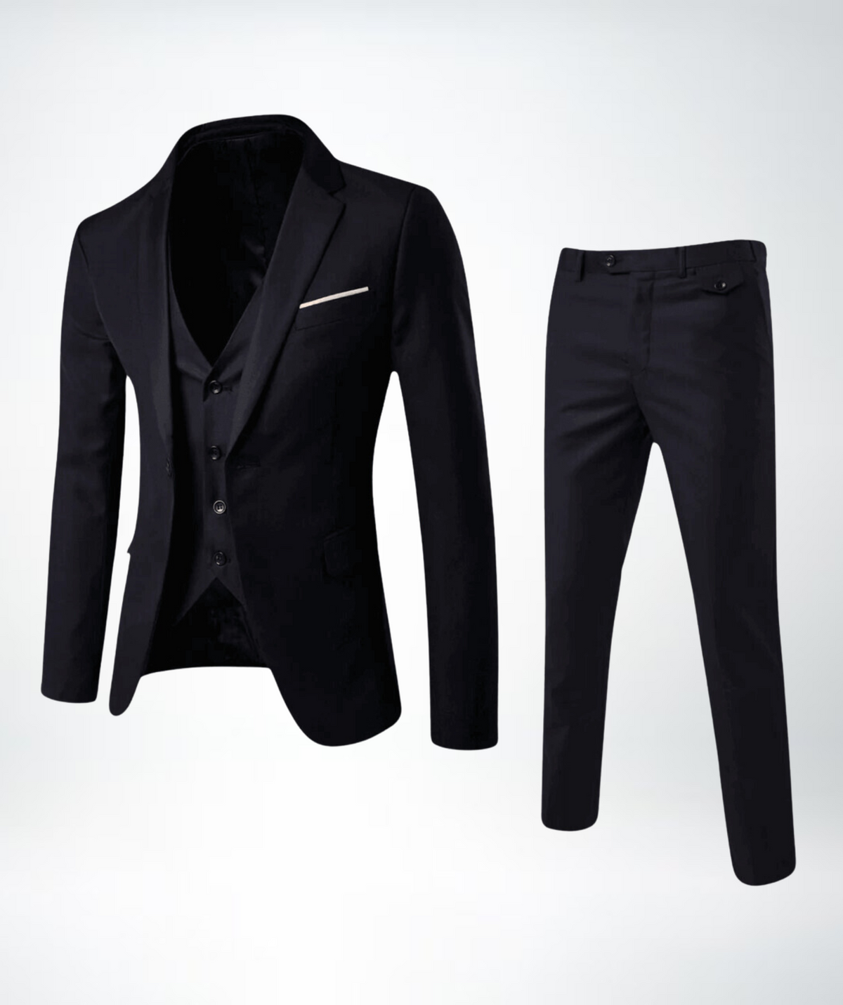 Herren Klassischer Dreiteiliger Anzug | Elegant