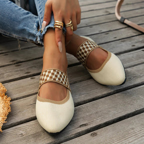 Clarise | Handgefertigte Ballerinas Aus Strick