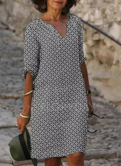 Andrea | Lockeres Sommerkleid aus leichtem Stoff