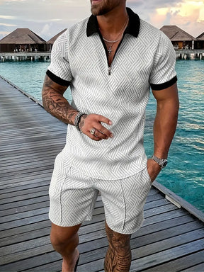 Herren Sommer Poloshirt Set | Lässig & Bequem