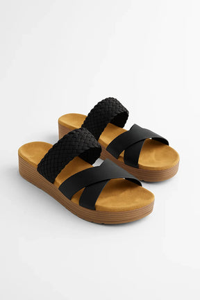 Estelle Sandalen | Geflochtener Kreuzriemen
