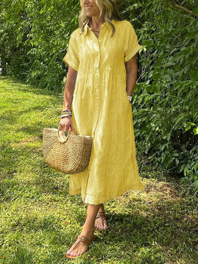 Damen Elegantes Sommer Kleid | Midi