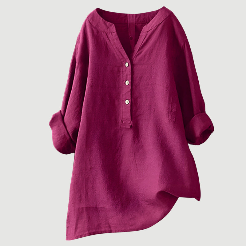 Women’s Lockere Leinenbluse | Elegant & Vielseitig