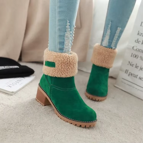 Nikki | Warme Leder-Schneestiefel