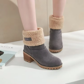 Nikki | Warme Leder-Schneestiefel