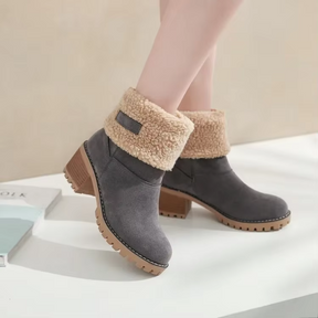 Nikki | Warme Leder-Schneestiefel