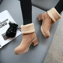 Nikki | Warme Leder-Schneestiefel