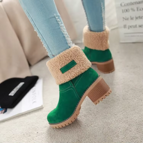 Nikki | Warme Leder-Schneestiefel