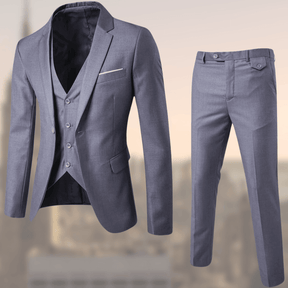 Herren Klassischer Dreiteiliger Anzug | Elegant