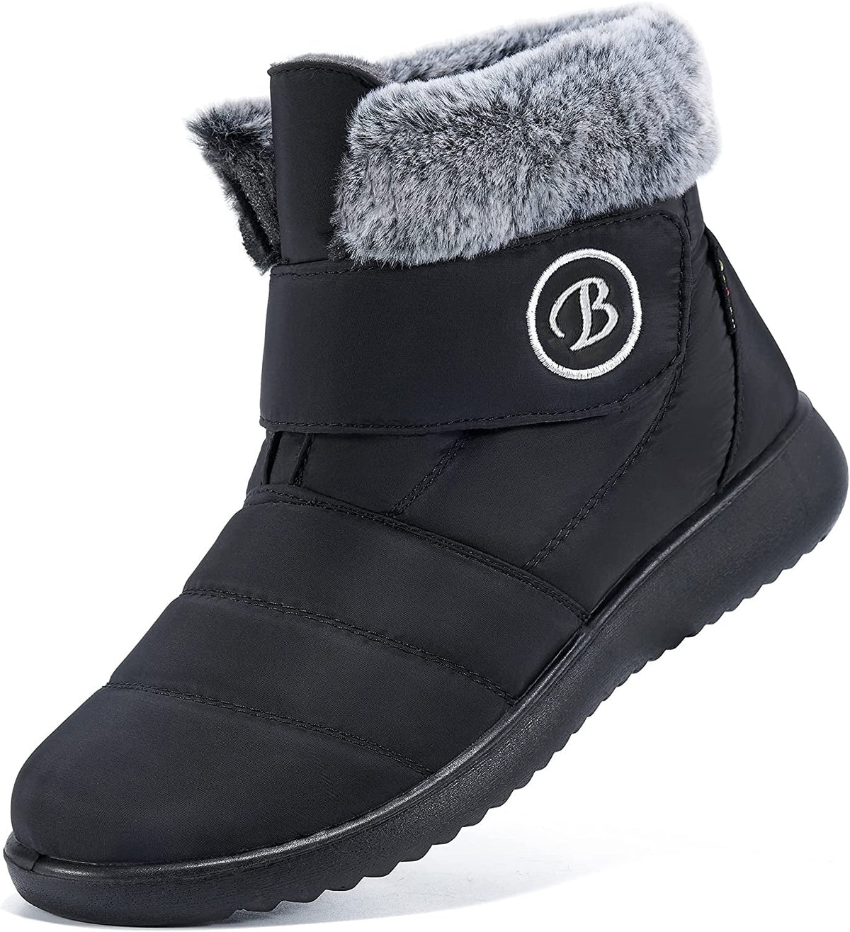 Damen Schneestiefel – Winterschuhe mit Fellfutter – Warme Schlupfstiefel für Frauen – Wasserdichte Stiefeletten – Bequeme Outdoor Rutschfeste Schuhe