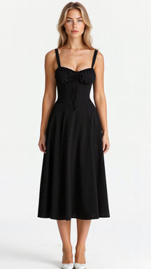 Kiana | Elegantes Korsett-Midikleid für feminine Silhouette 