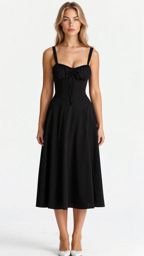 Kiana | Elegantes Korsett Midikleid für Feminine Silhouette
