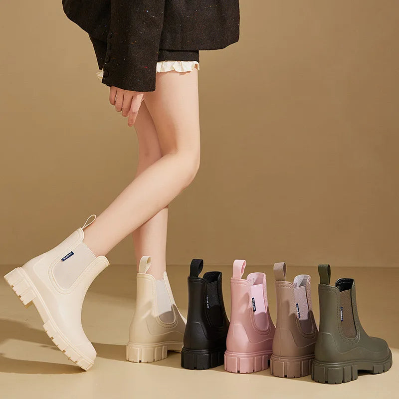 Pauline | Wasserdichte Slip-On-Stiefel