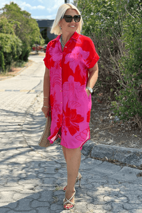 Damen Blumenkleid | Locker & Leicht