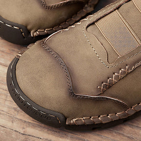 Chaussures Décontractées À La Mode En Cuir Véritable Pour Hommes